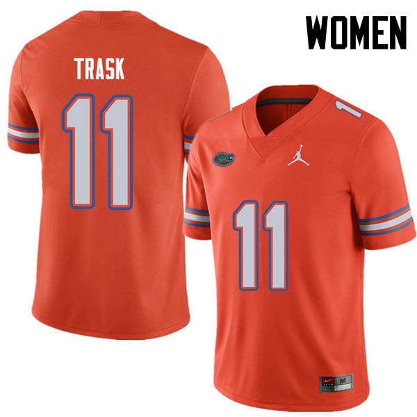 Jordan Brand Women #11 Kyle Trask Florida Gators College Football Jersey Orange